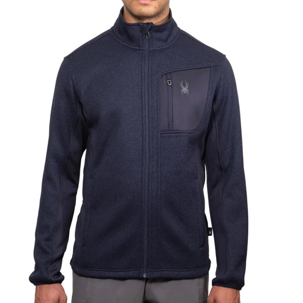 NWT - Spyder Men's Full Zip Jacket Blue – Size L